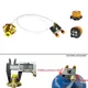 Gas Tank Bleeder valve Adapter Gas Stove Gas Cylinder Filling Adaptor Flat Tank Coupler Gas Charging