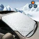 New Universal Car Front Windshield Cover Auto Sunshade Snow Ice Protection Cover Winter Summer