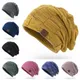 Winter Hat Warm Plus Size Outdoor Knitted Male Female Wool Bobble Hat Casual Stretch Crochet Beanies