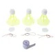 3set Portable Self Study Glowing Shuttlecock Rebounds Stretch Badminton Trainer Badminton Self