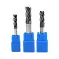 HRC50 Carbide End Mills 1 2 4 5 6 8 10 12 14 16 18mm 4 Flutes Tungsten Steel Milling Cutter CNC