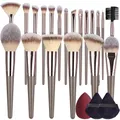 1-20pcs Makeup Brushes Set Face Professional Cosmetics Brush Soft Concealer Brush Eyeshadow Eyebrow