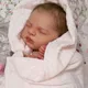 21Inch Reborn Doll Kit Everlee Newborn Sleeping Baby Lifelike Touch Soft Unfinished Doll Parts DIY