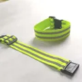 2 Pieces Reflective Wristband Running Walking Wrist Band Safety Reflector Cycling Riding Arm Strap