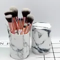10 Pcs Marbling Makeup Brush Set Powder Brush Makeup Brush Cosmetic Brush Set Makeup Tools