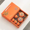 NEW Creativity Ceramic Ruyi Tea Set Gift Box Set cachi Can Tea Cup Kung Fu Tea Wedding Celebration