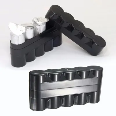 Photographic Aids, Waterproof, Black Plastic, Travel 5 Rolls, 10 Rolls120 Film Case, 137mm x 73mm