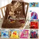 Disney Classic Cartoon Minnie Mickey Mouse Stitch Kids Children Blankets Throw 70x100cm Baby Pet