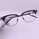 Brand Retro Half-rim Square Acetate Reading Prescription Glasses Frame Eyewear Myopia Eyeglass