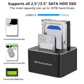 SATA to USB 3.0 Multi Hard Drive Docking Station Support For Offline Clone 2 Bay HDD Docking Station