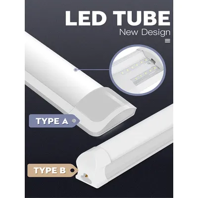 LED Bar Tube With Plug Lamp Home Indoor Light Strip High Brightness Linear Lighting Bedroom Kitchen Home Appliance Cabinet Led