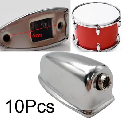 10x Snare Drum Lug Musical Instruments Parts Easy to Install Portable Ear Drum for Musical