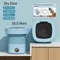 Ultrasonic Folding Portable Washing Machine 6L 11L Big Capacity with Spin Dryer Bucket for Clothes