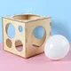 30cm Wood Balloon Sizer Cube Box Balloons Measuring box For Birthday Party Baloons Arch garland