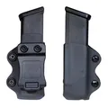 New IWB/OWB Gun Holster Single Magazine Case Mag Pouch Fits Glock 17 19 26/23/27/31/32/33 M9 P226