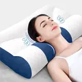 Cervical Memory Foam Pillow Ergonomic Goose Down Pillow Sleep Enhancing Cervical Support Comfort