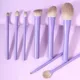 Purple Pink Makeup Brushes Set Synthetic Hair Vegan Brush 8 Pcs Beauty Tool For Foundation Eye
