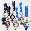 Classic Movie Coraline & the Secret Door Keychain Coraline Model Key Chain Accessories Bag Ornament