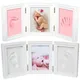 Baby Hand&Foot Print Hands Feet Mold Maker Bebe Baby Photo Frame With Cover Fingerprint Mud Set Baby