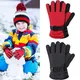 New Children Adult Winter Snow Warm Gloves Boy Girls Ski Snowboard Windproof Waterproof Thicken Keep