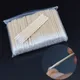 100/300 PCS/Ear Care Clean Wood Handle Pointed Tip Head Cotton Semi Permanent Eyebrow Eyelash Tattoo