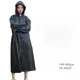 1PCS High Quality EVA Unisex Raincoat Thickened Waterproof Rain Coat Women Men Black Camping