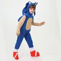 Cartoon Sonic Boy Cos Game Dress Up Stage Performance Costume Anime Cos Sonic