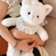 45cm Kawaii Brown Teddy Bear White Cat Bunny Plushies Toys Soft Stuffed Animals Baby Appease