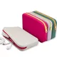 Square Silicone Cosmetic Storage Bag Large Capacity Travel Makeup Brush Holder Portable Cosmetic