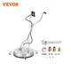 VEVOR 15/18/20/24" Pressure Washer Surface Cleaner w/ Handles & Wheels Stainless Steel Concrete