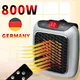 800W Mini Heater for Home Bathroom Small Heating Fans Wall Mounted PTC Ceramic Electric Heater Hot