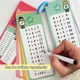 0-12 Times Table Cards Multiplication Charts Self Check Math Learning Tool Montessori