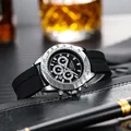 Luxury Brand High Quality Fashion Silicone Band watch for men Casual montre de luxe homme Waterproof