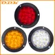 2 pezzi 12V 24V 16 LED 4 "fanali posteriori rotondi per auto fanale posteriore indicatore di direzione luce freno stop luce posteriore lampada retromarcia rimorchio camion luce