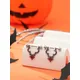 KUNIU2pcs Punk Dark Star Moon Halloween Breast Ring Ladies Piercing Breast Nail Barbell Jewelry