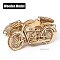 3D Puzzle in legno motoscafo tre ruote moto Jigsaw bambino Montessori educativi modelli fai da te