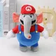 New Kawaii Elephant Mario Luigi Funny Soft Plush Toys Mario Bros Wonder Cute Anime Stuffed Animals