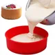 4/6/8inch Silicone Cake Mold Tray Pans Round Baking Mold Kitchen Silicone Nonstick Baking Pans