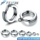 50Pcs Split Rings Fishing Stainless Steel Lure Rings Saltwater Terminal Tackles Split Rings Fishing