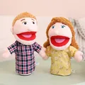 Sweet Family Soft Stuffed Toy Doll Dad Mum Brother Sister Cosplay Plush Doll Educational Toys Kawaii