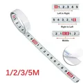 1-5M Self Adhesive Metric Miter Track Tape Measure Scale Ruler Left To Right Right To Left Middle To