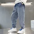 Ragazzi primavera autunno bambini Jeans bambini pantaloni Jeans Casual alfabeto pantaloni per