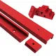 Aluminium 50cm T30 T-track and T-Slider T Slot Miter Track Jig - Miter Gauge Guide Chute for