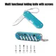 Multifunctional Outdoor Portable Folding Knife Key Knife Screw Combination Tool Portable Pocket