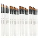 6pcs Artist Paint Brushes Set Nylon Tips Artist Paint Brushes For Acrylic Oil Watercolor Acrylic