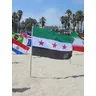 Siria 90*150cm la bandiera a tre stelle della repubblica araba della siria per la decorazione