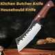 Stainless Steel Boning Knife Kitchen Utility Knife Meat Cleaver Butcher Knife Handmade Forge Knife