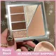 Highlight Blush Eyeshadow Powder Eye Shadow Palette Earth Color Woman Make Up Highlighter Matte