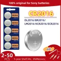 Original For Sony CR2016 Button Batteries LM2016 BR2016 DL2016 Cell Coin Lithium Battery For Watch