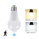 E27 12W 15W 18W 20W LED Night Light Bulb Smart PIR Motion Sensor Lamp AC110V-220V For Stair Toilet